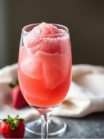 Strawberry Mimosa Sorbet