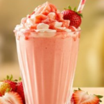Summer Strawberry Milk Shake