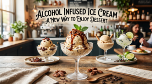 Alcohol infused ice cream at Buzz Treats